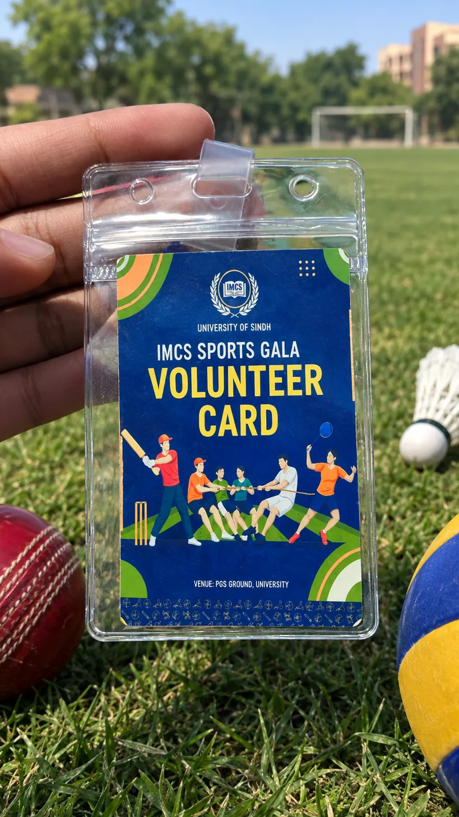 Sports Gala 2025 Volunteer Card